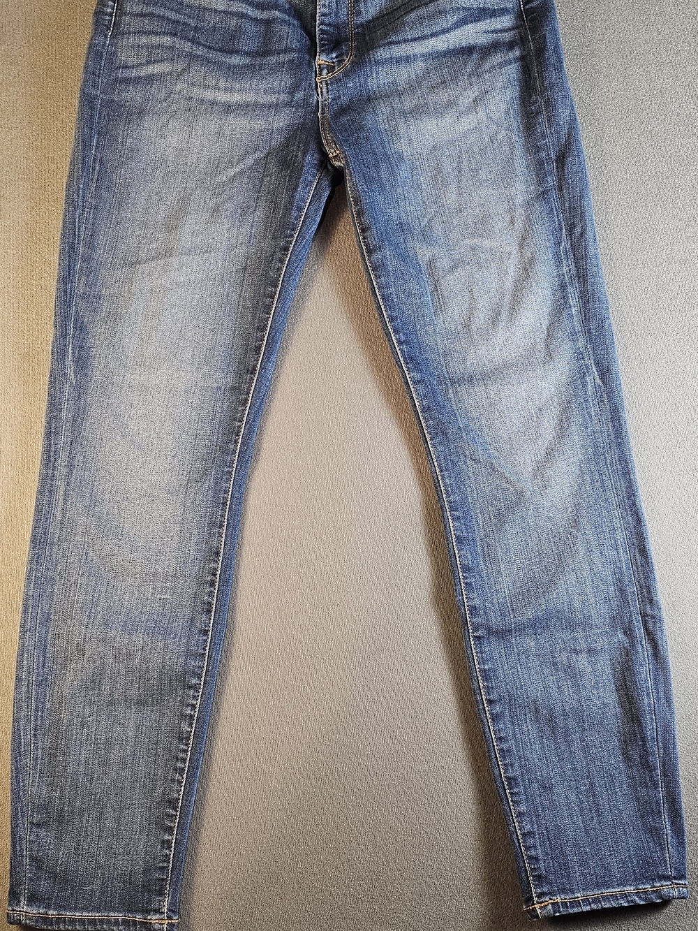 7 For All Mankind Slim Straight Jeans in Blue Wash